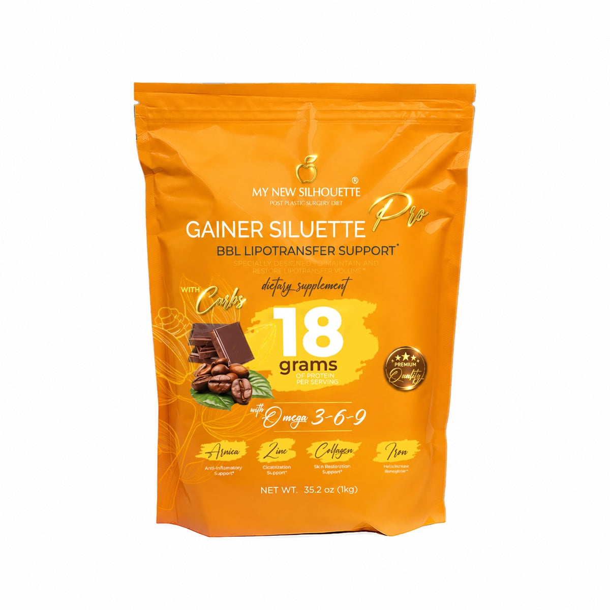 Protein Gainer Siluette PRO with carbs